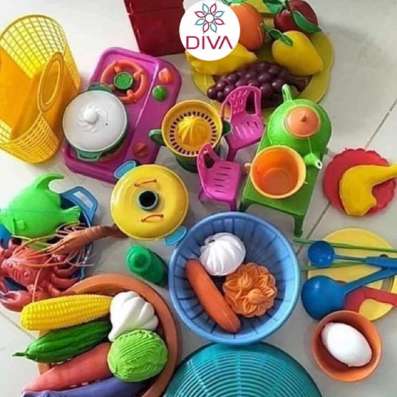 Đồ chơi trẻ em 1kg [AN TOÀN] -Bộ Đồ chơi trẻ em nấu ăn hàng Việt Nam chất lượng An Toàn