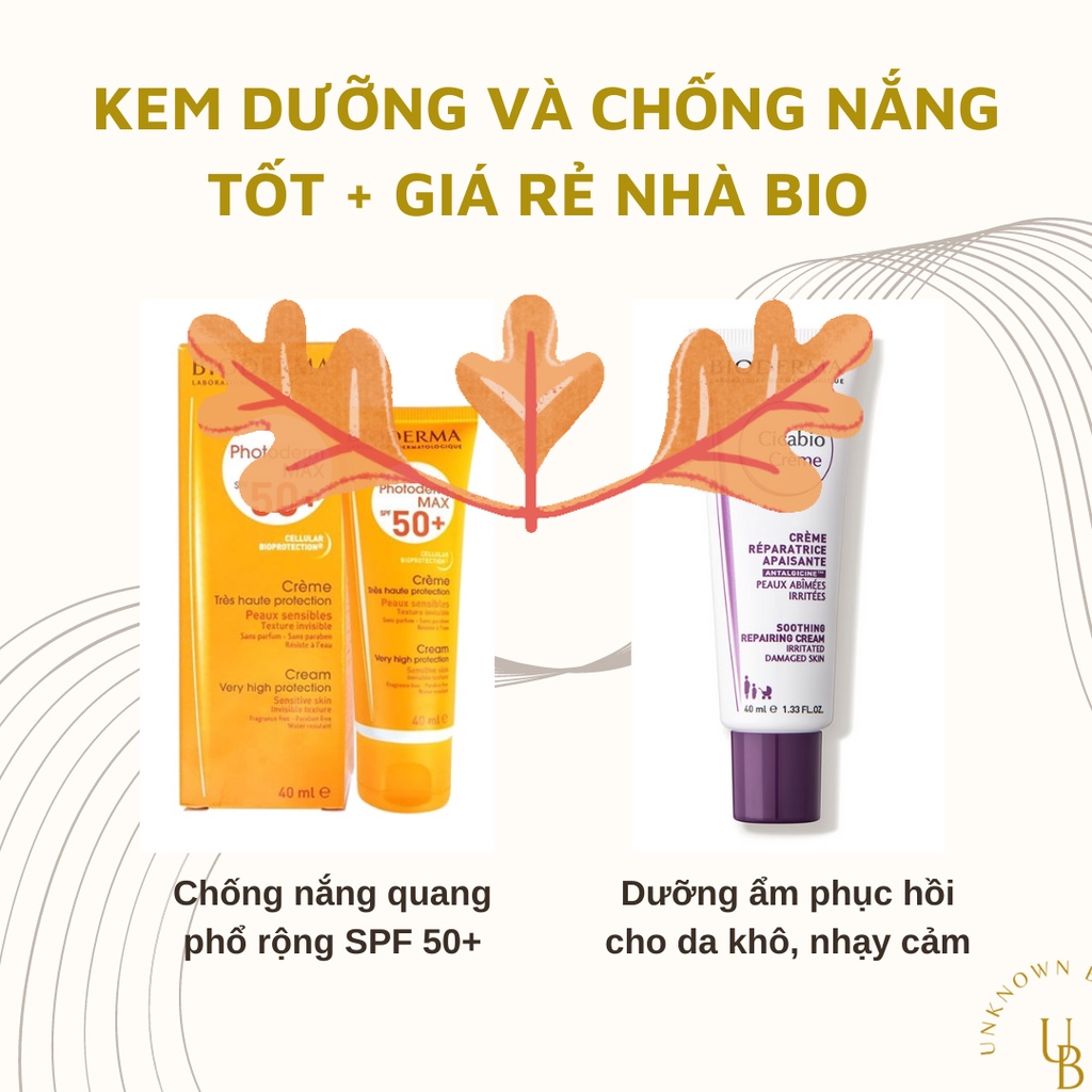 KEM CHỐNG NẮNG PHỔ RỘNG &amp; DƯỠNG ẨM PHỤC HỒI TỐT | Unknown Beauty