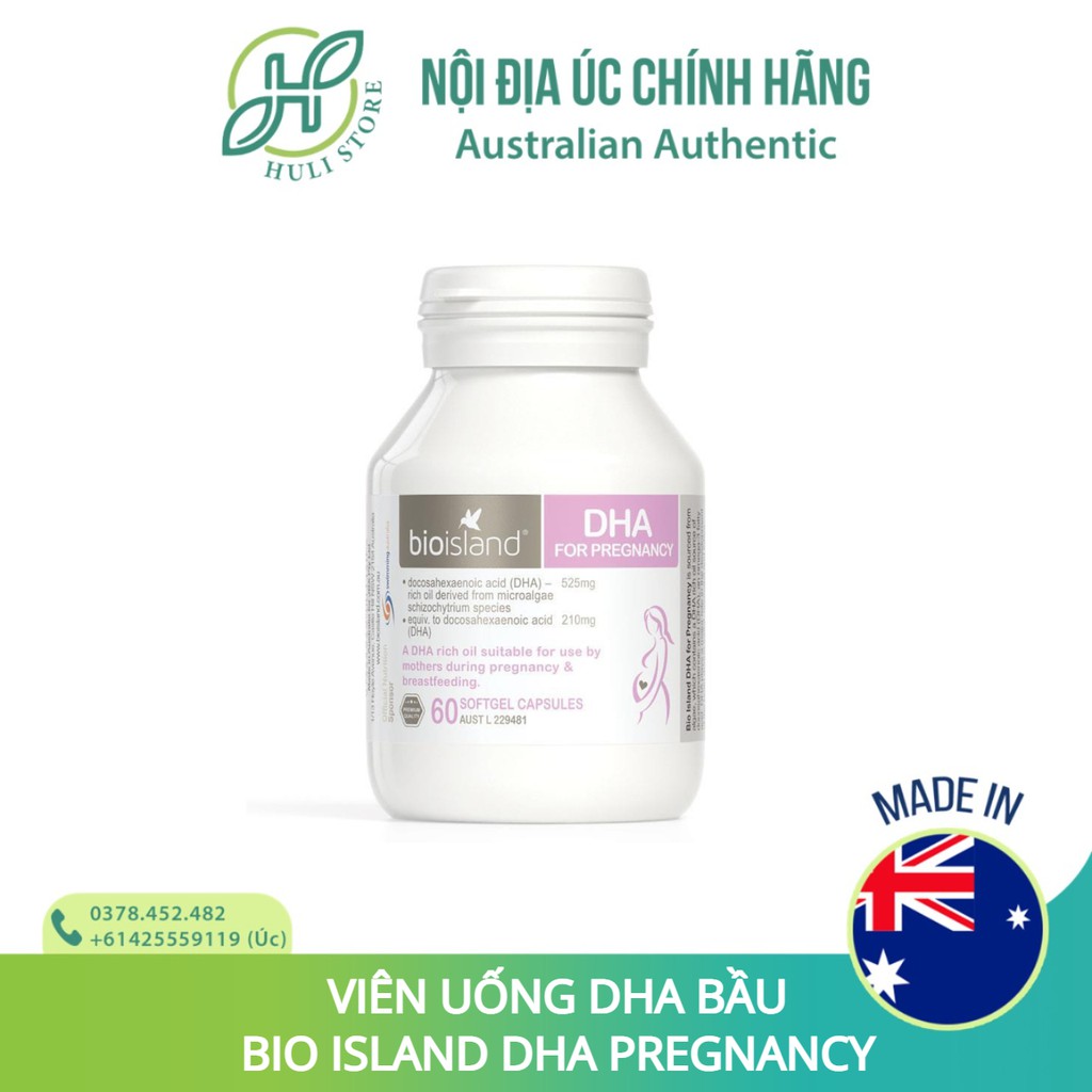 Thuốc bầu Bio Island BioIsland DHA Pregnancy