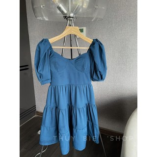 váy cúp ngực xoè tầng