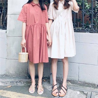 [RẺ VÔ ĐỊCH] Váy babydoll cộc tay - đầm nữ dáng xòe xinh xắn giá rẻ (Sỉ từ 5sp bất kỳ)