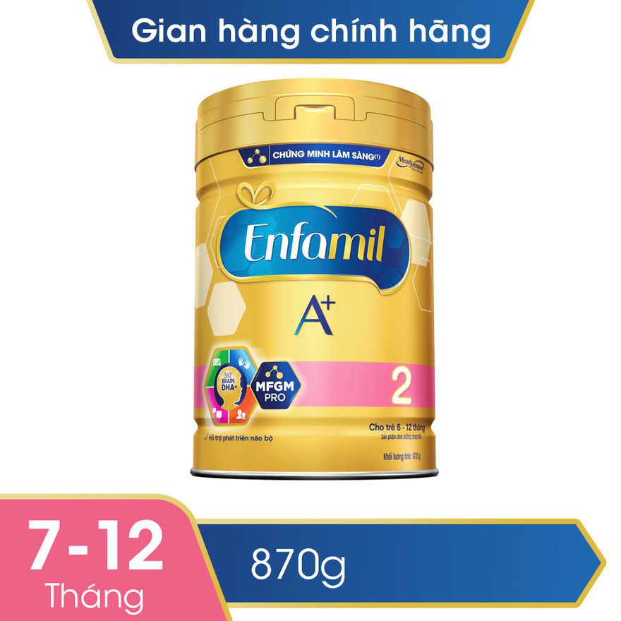 Suata24h-Sữa bột Enfamil A+ 2 870g