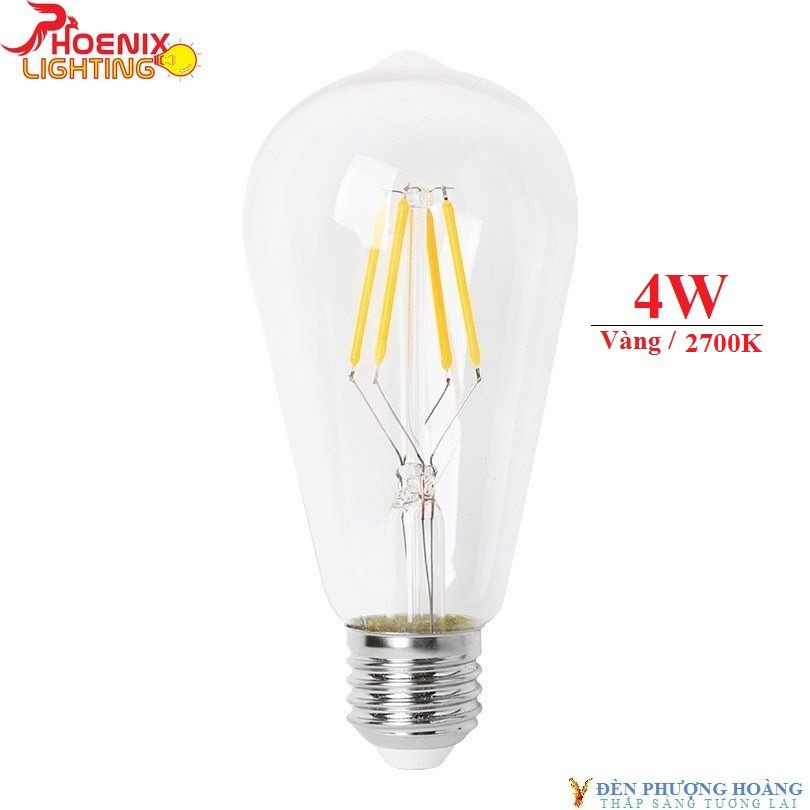Bóng đèn edison ánh sáng vàng