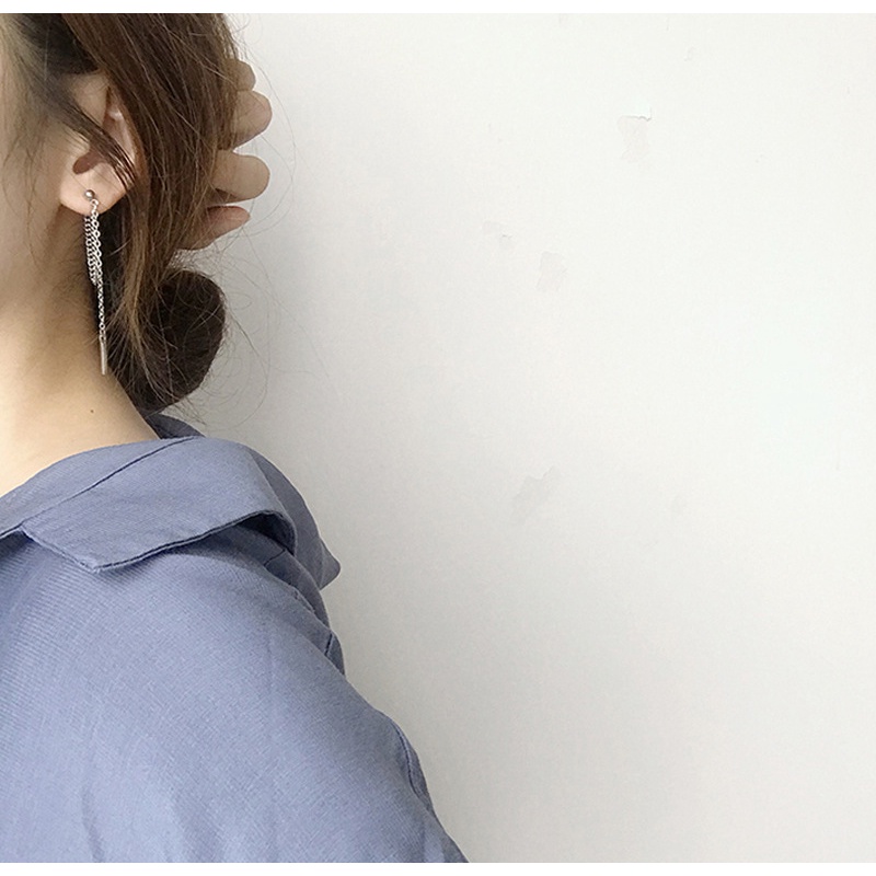 Bông tai dáng dài kiểu dáng cá tính B22 Give.love shop bông tai đi dự tiệc