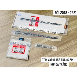 COMBO TEM VARIO 150 TRẮNG + HONDA TRẮNG ZIN CHÍNH HẢNG