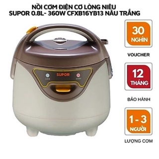 Nồi cơm điện mini supor cfxb16yb3vn dùng cho 1-2 người ăn
