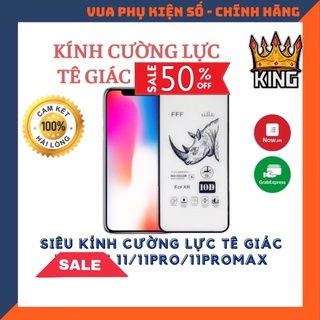 Kính cường lực 11/11pro /11promax - Kính cường lực Tê giác Full màn- Siêu phẩm
