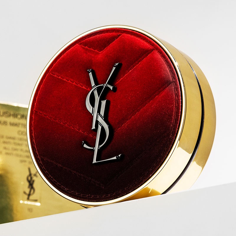 Saint Laurent Kem Nền BB / CC B10 / B20 Dạng Air Cushion Màu Đỏ Gradient Phiên Bản Giới Hạn Ngày Lễ Tình Nhân 2022