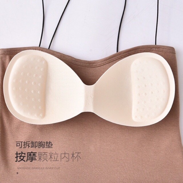 Áo bra, áo lót nữ ❤️FREESHIP❤️ Áo Bra 2 Dây Mảnh Dáng Lửng 2055