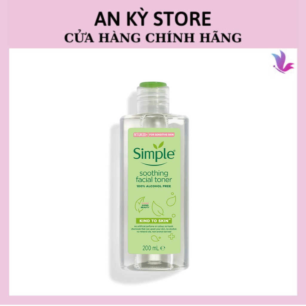 Nước Hoa Hồng Simple Kind To Skin Soothing Facial Toner