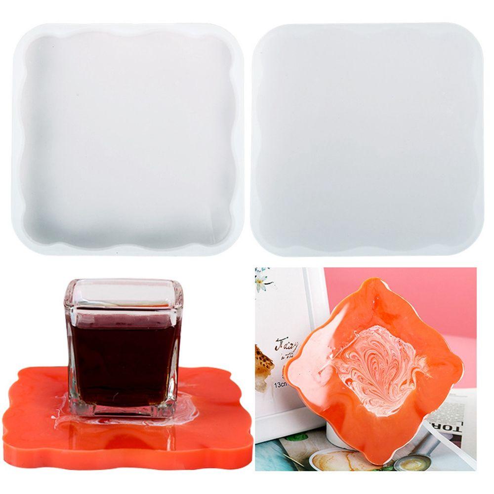 Khuôn Silicone Làm Đế Lót Ly Hình Vuông 12cm