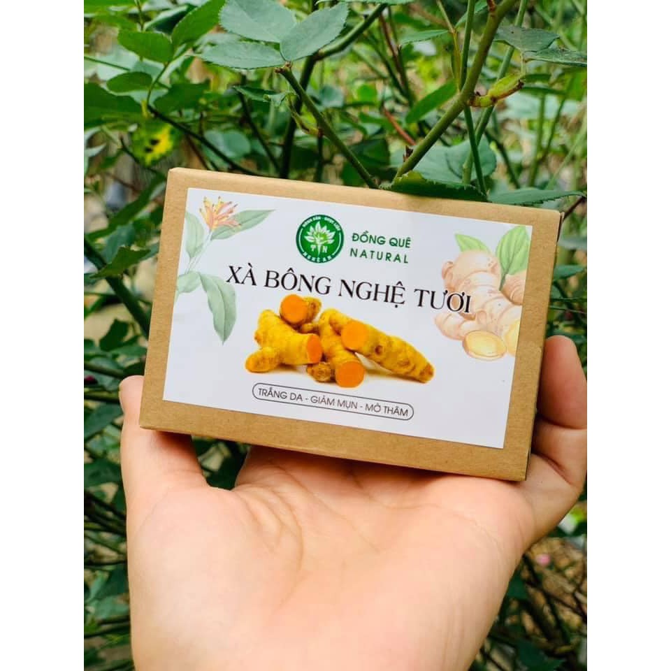 COMBO 3 xà bông nghệ tươi -xà bông mướp đắng - Tặng quà siêu đáng iu