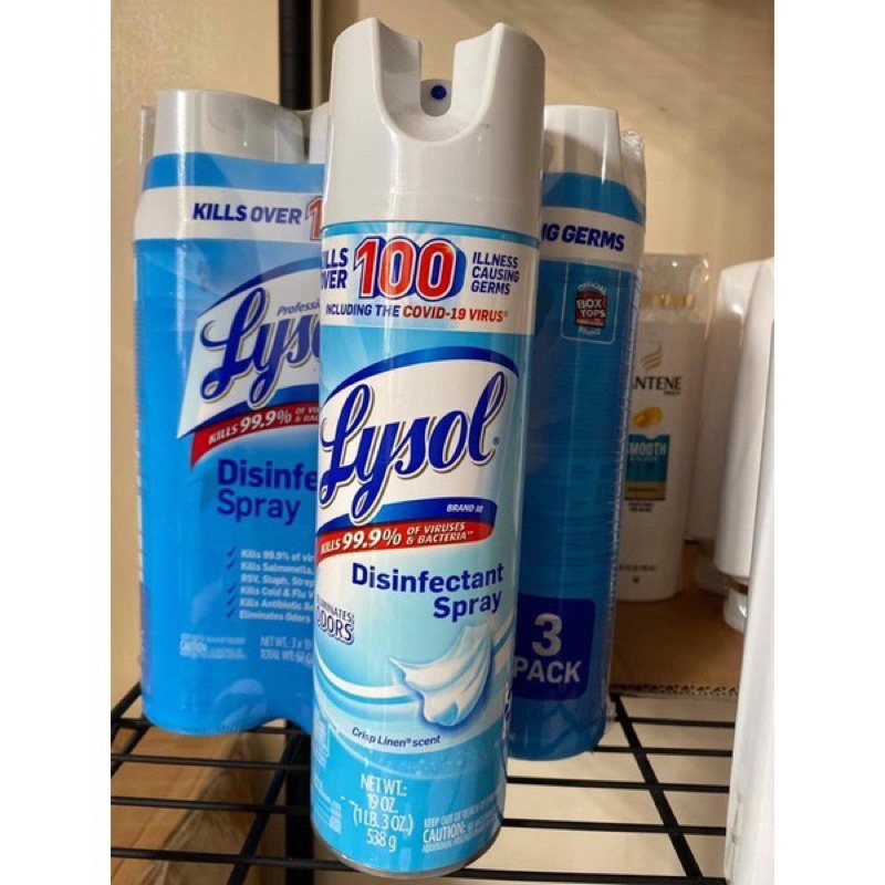 BÌNH XỊT KHỬ TRÙNG DIỆT KHUẨN LYSOL 538G CỦA MỸ