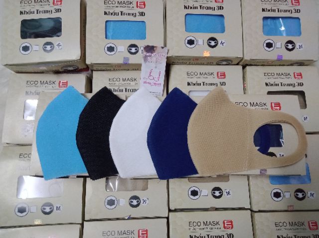 [Sale hộp hơi mốp]Hộp 10 cái Eco mask 3 lớp tái sử dụng | BigBuy360 - bigbuy360.vn