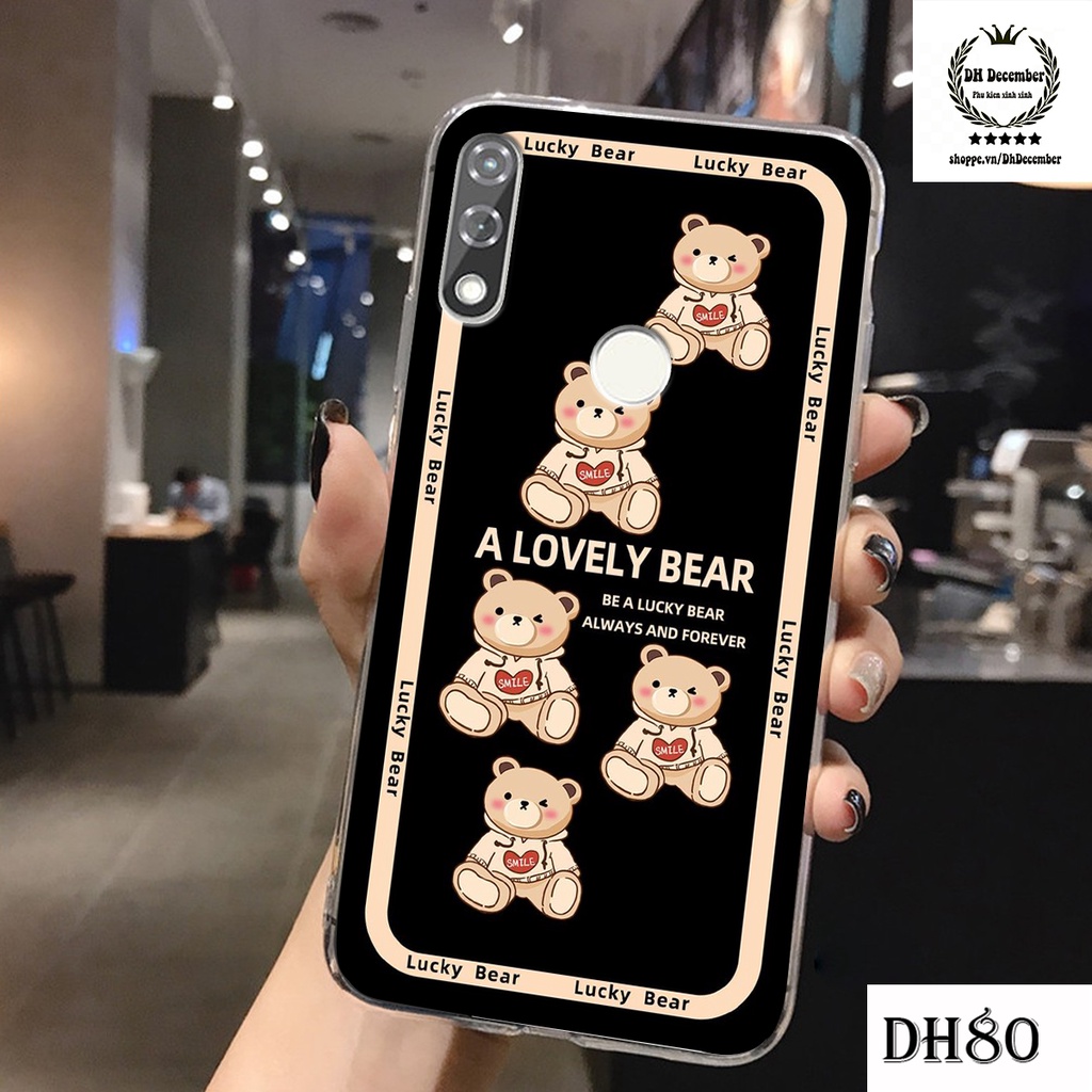 Ốp lưng Vsmart STAR 4 in hình 3D lucky, gấu Beer xinh xắn - KHÔNG NÊN BỎ LỠ