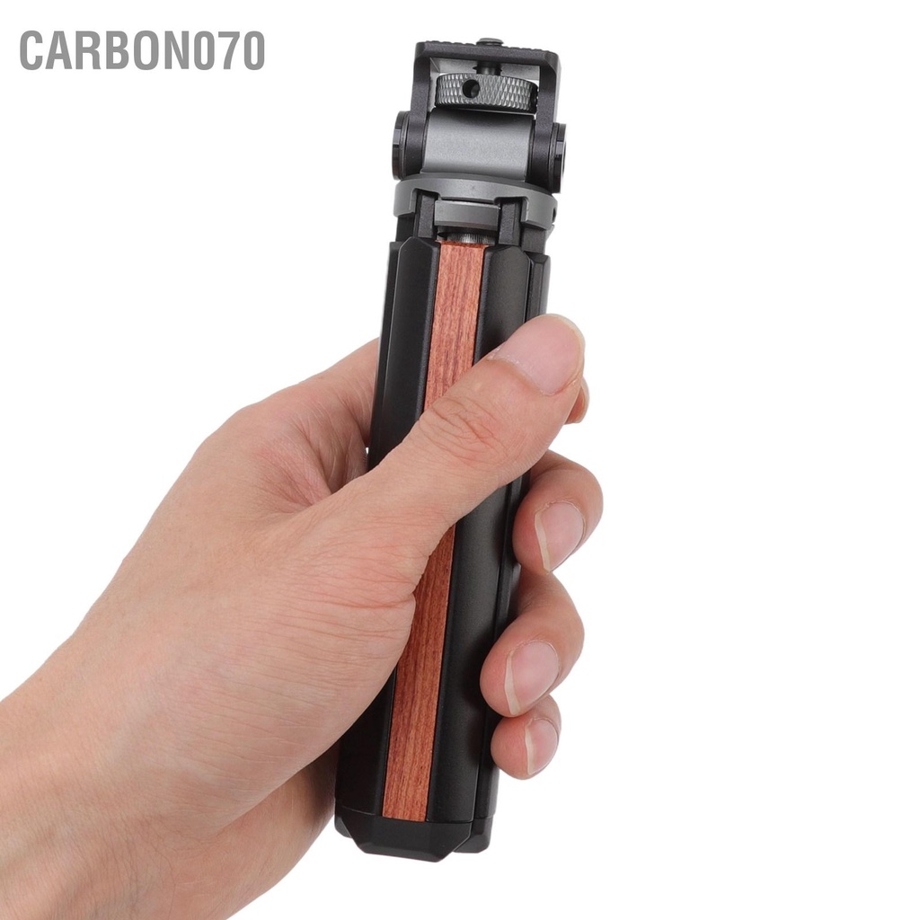 Carbon070 Chân máy ảnh mini Hợp kim nhôm để bàn di động có đầu bi cho Vlog Travel Selfie