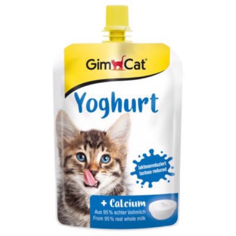 Yoghurt Gimcat - Sữa Chua Bổ Sung Lợi Khuẩn Tiêu Hoá , Canxi Cho Mèo 150g