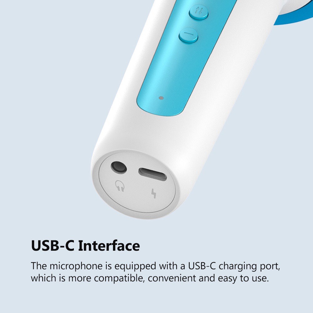 Micro Karaoke Bluetooth Không Dây Xiaomi Ymi Bản Quốc Tế Micro nói tiếng anh Cầm tay kết nối Bluetooth tiện dụng