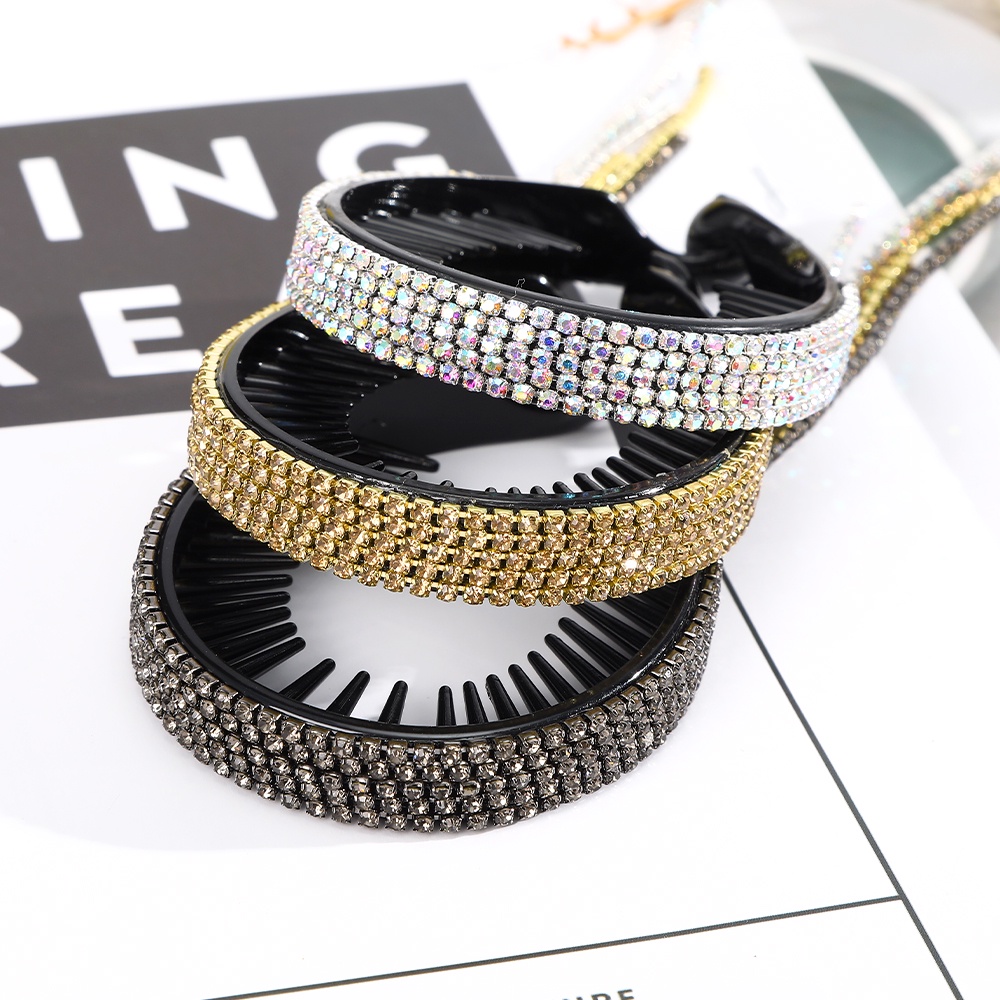 Kẹp búi tóc Haimeikang đính đá lấp lánh thời trang