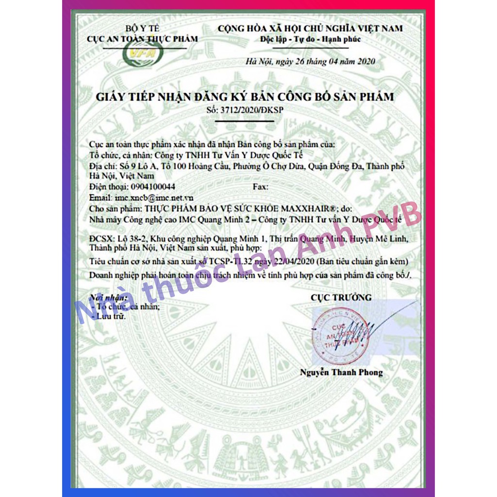 MAXXHAIR (30 viên) - Hỗ trợ mọc tóc chắc khỏe cho cả nam và nữ. | BigBuy360 - bigbuy360.vn