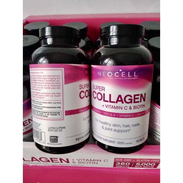 [HSD 08/2023] ‍♀️Collagen NEOCELL SUPER COLLAGEN +C +BIOTIN, 360 Viên Của Mỹ‍♀️