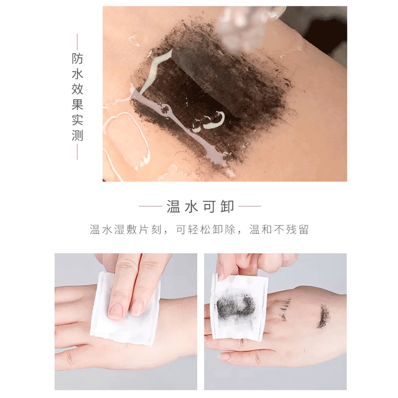 Mascara đầu cọ mảnh kháng nước không nhòe chuốt mi dài/cong vút