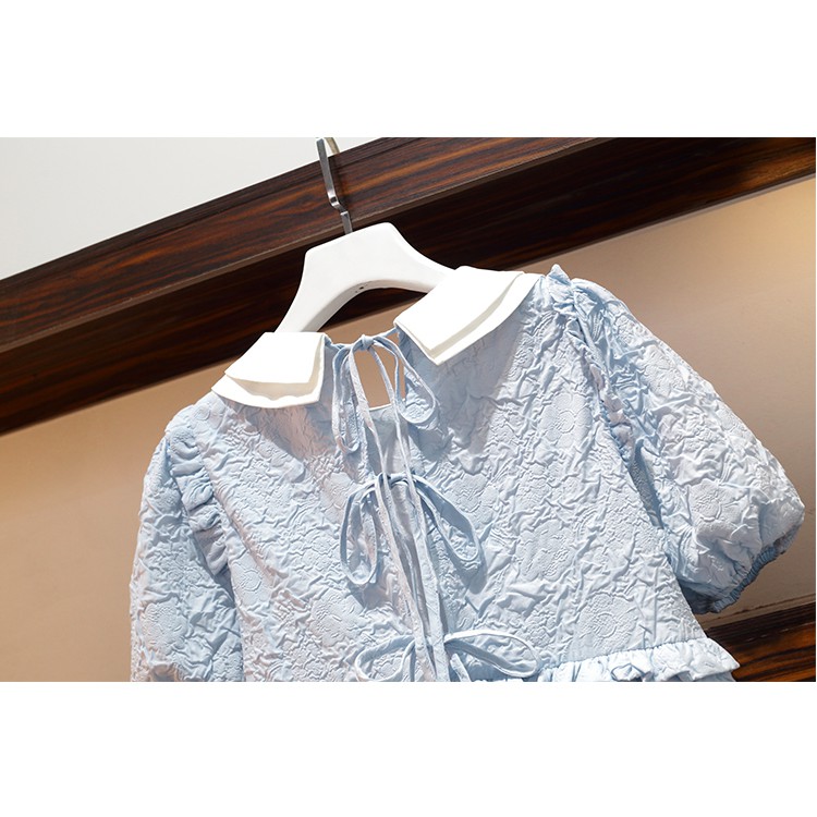 🌸Hàng Order🌸 Váy Bigsize Tay Bồng Thắt Dây Lưng  Trẻ Trung Nữ Tính🌸Hàng Quảng Châu | BigBuy360 - bigbuy360.vn