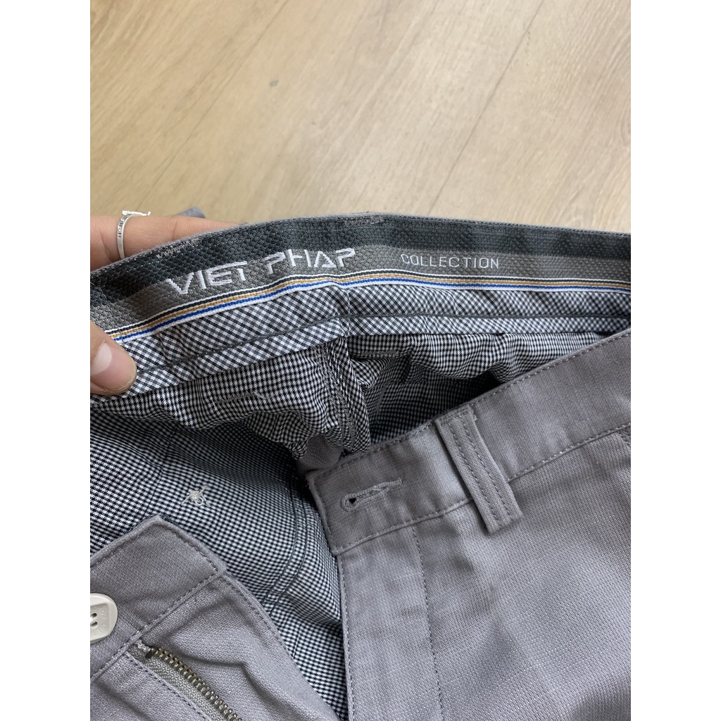 Quần kaki nam Việt Pháp không ly size 29