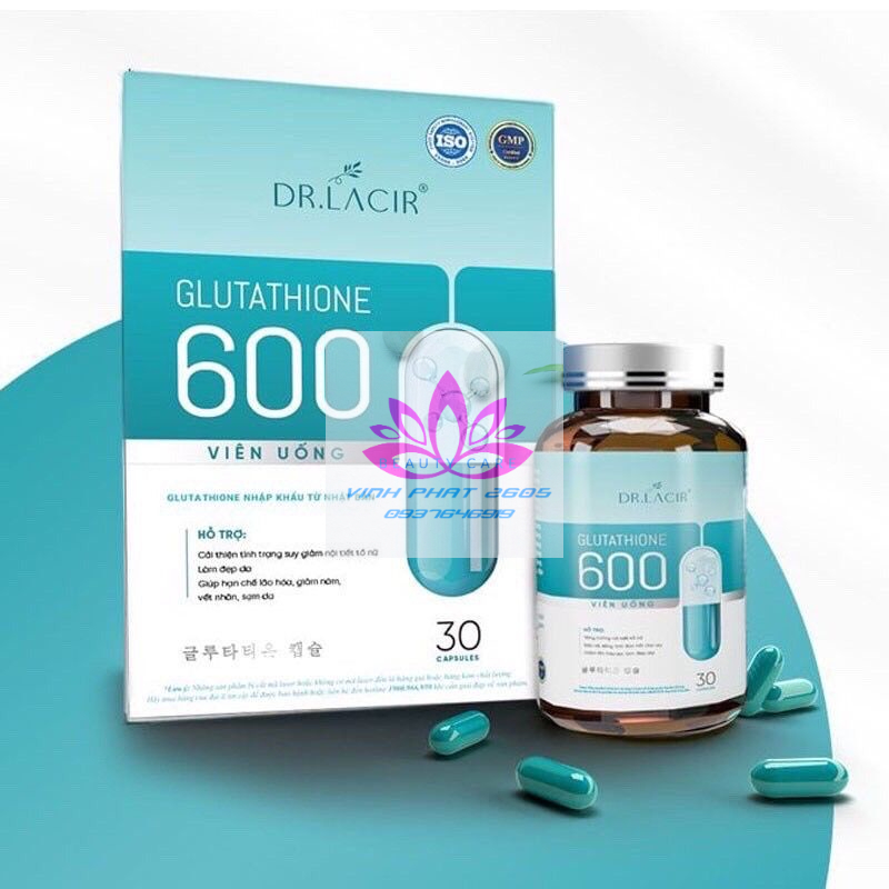 [Tem Nguyên]Viên uống trắng da Glutathione Lamer Dr Lacir