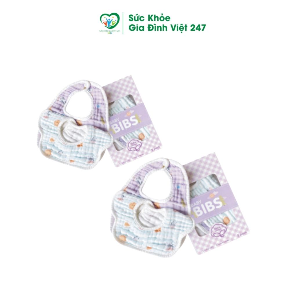 Yếm Ăn Dặm Blackmores - Chất Liệu Vải Xô Cao Cấp Cúc Bấm Mềm Mại suckhoegiadinhviet247