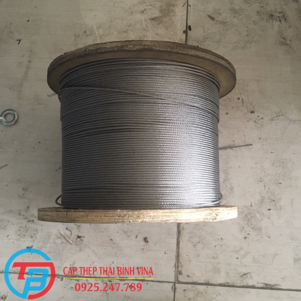 100 mét Cáp inox 304  cáp thép Thái Bình ViNa