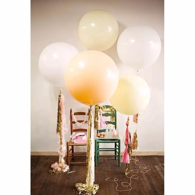 Bong Bóng Cao Su Dày 36 Inch Dùng Trang Trí Tiệc Cưới, Sinh Nhật