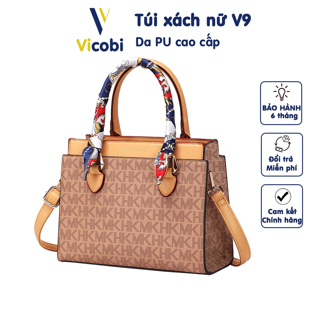 Túi xách nữ cực sang Vicobi V9, có dây deo chéo, rất phù hợp cho các bạn đi sự kiện, đi làm, du lịch...