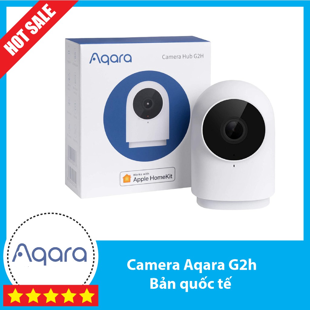 Camera IP giám sát Aqara G2H 1080p - tích hợp tính năng Hub trung tâm, hỗ trợ Apple Homekit, AI thông minh, Smarthome.