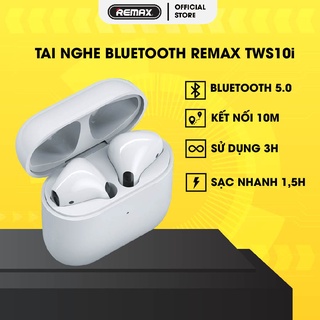 Tai Nghe Bluetooth Remax TWS 10i Kết Nối Xa 10m, Sử Dụng Liên Tục 3h, Thao Tác 1 Chạm