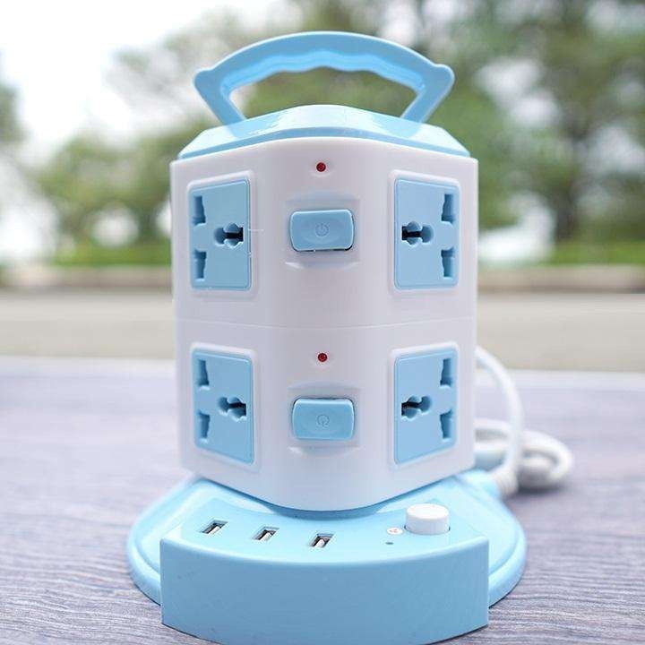 Ổ cắm điện đa năng - phích cắm điện ĐA NĂNG 2 tầng (HÀNG SIÊU BỀN)