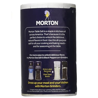 Muối ăn Morton Iodized Salt 737g