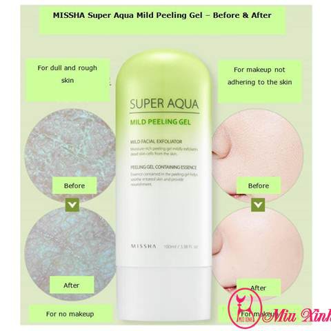 GEL TẨY TẾ BÀO CHẾT [MISSHA] Super Aqua Mild Peeling Gel