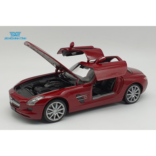 Xe Mô Hình Mercedes-Benz Sls 1:24 Welly-Fx (Đỏ)