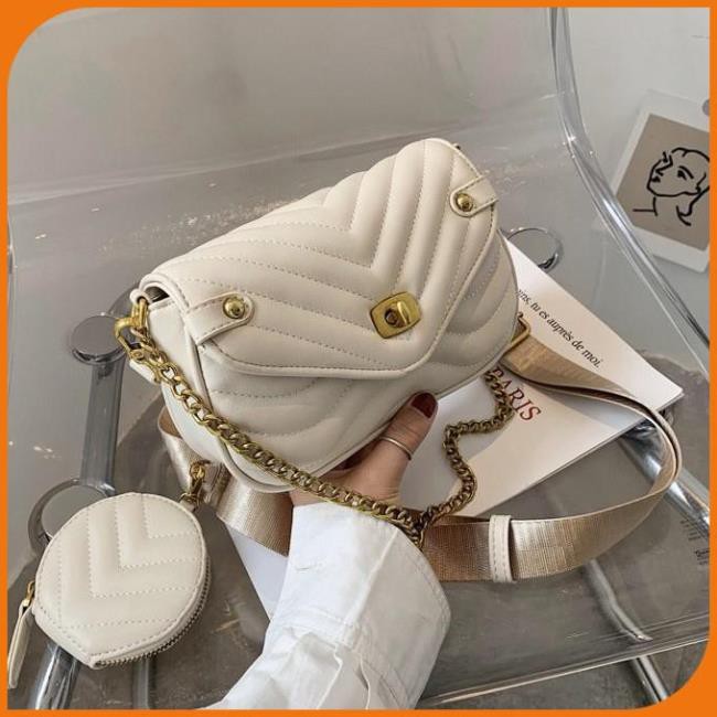 Túi xách nữ đeo chéo da mềm dễ thương, túi kẹp nách giá rẻ - LAHEE 104.16 | BigBuy360 - bigbuy360.vn