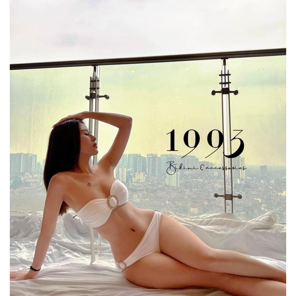 Bikini 2 mảnh cup ngực khoen đ,á tròn sang chảnh Đồ bơi thiết kế cao cấp R05