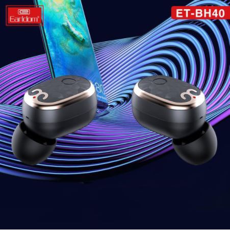 [[Hàng chính hãng]]Tai Nghe Bluetooth True Wireless Earldom ET-BH40. Nghe nhạc siêu trầm bass căng đét