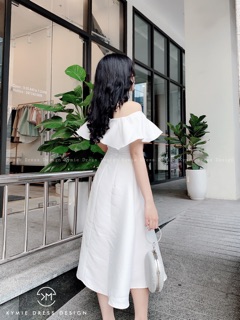Váy trễ vai xoè V493 KYMIE