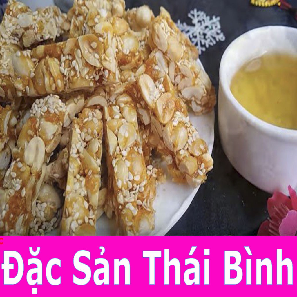 Kẹo Lạc Làng Nguyễn - Kẹo Lạc Thái Bình Đình Mạnh Cao Cấp Gói 500g