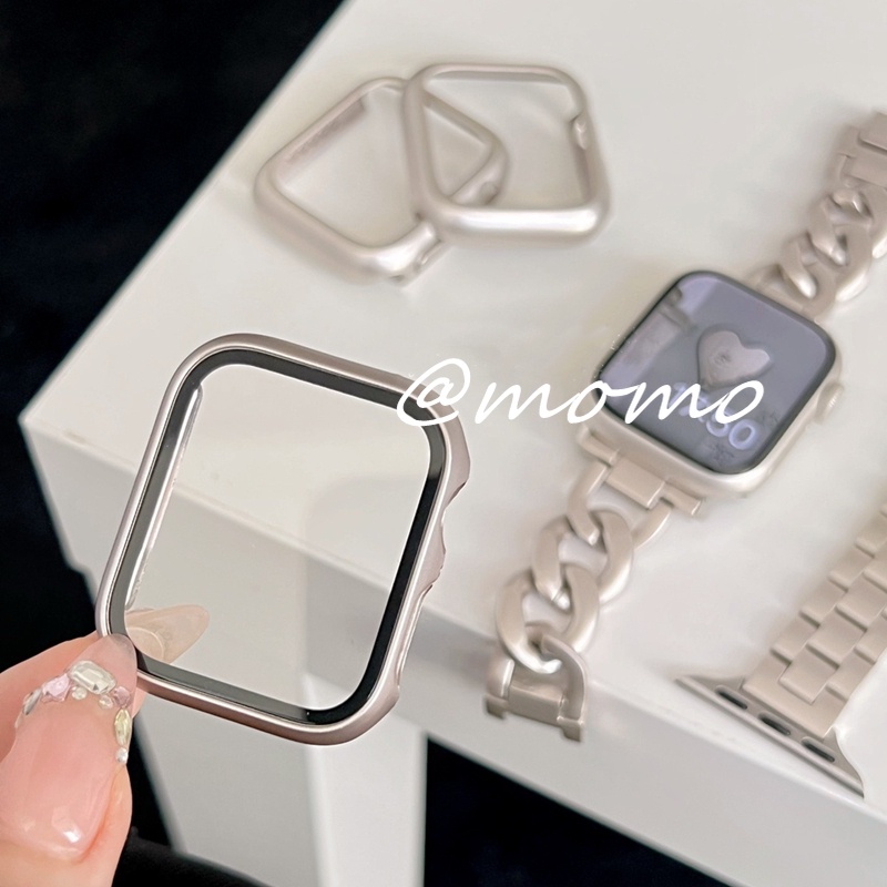 Ốp Bảo Vệ Mặt Đồng Hồ Thông Minh Apple Watch Series 8 7 6 5 4 3 2 1 45mm 41mm 42mm 38mm