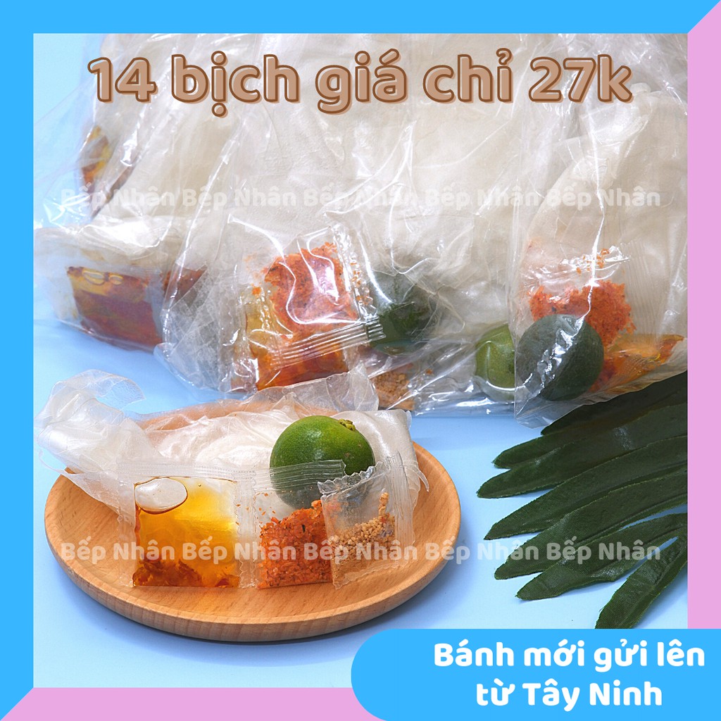 Bánh tráng phơi sương rìa muối tắc 1 sâu 14 bịch