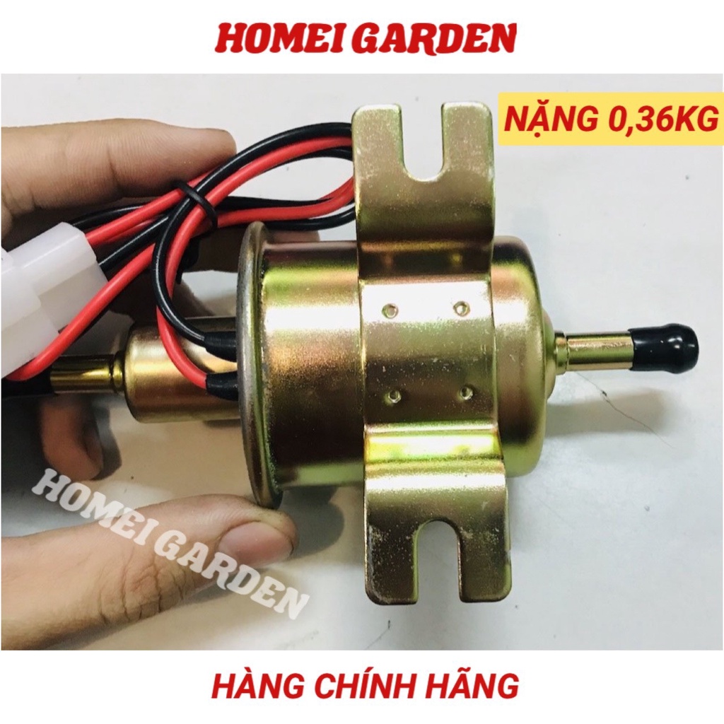 Bơm dầu diesel điện áp 24V HEP-02A bơm nhiêu liệu xăng dầu cho ô tô lưu lượng 80 - 100 lít một giờ - mã D0110