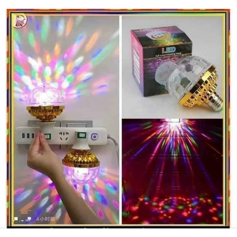 Đèn nháy xoay 7 màu