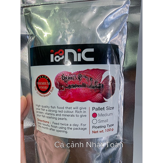 INIC THỨC ĂN THÁI LÊN ĐẦU MÀU CHO CÁ LA HÁN 100G