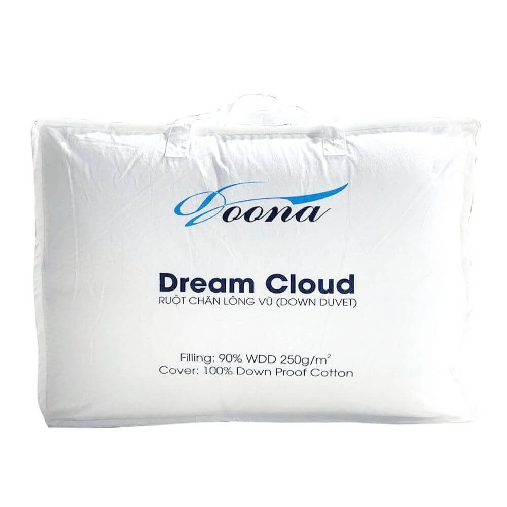 Ruột chăn lông vũ tự nhiên mùa đông Doona Dream Cloud 90% êm ái nhẹ nhàng tuyệt đối hàng chính hãng Vua Nệm
